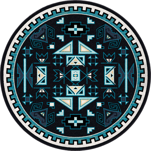 American Dakota Four Rams OKA Contemporary Rug