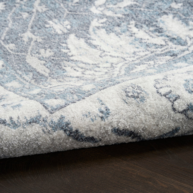 Nourison Astra Machine Washable ASW20 Machine Made Slate Rug