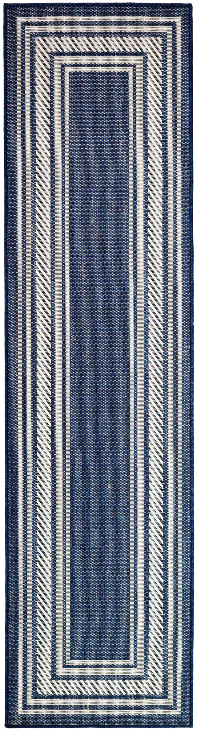 Nourison Horizon Indoor/Outdoor HOZ03 Navy Contemporary Area Rugs