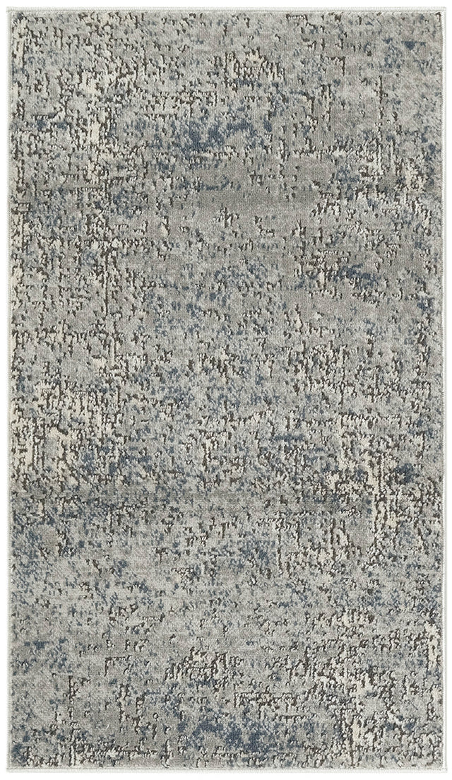 Nourison Quarry QUA17 Machine Made Dark, Grey Rug