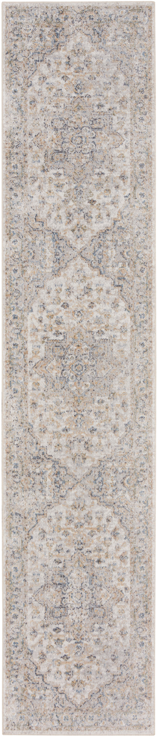 Nourison Astra Machine Washable Asw12 Silver Grey Rug