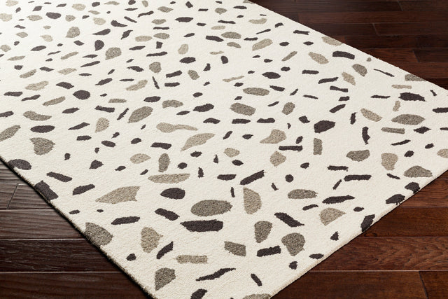 Surya Granada Gnd-2347 Beige, Black Rug.