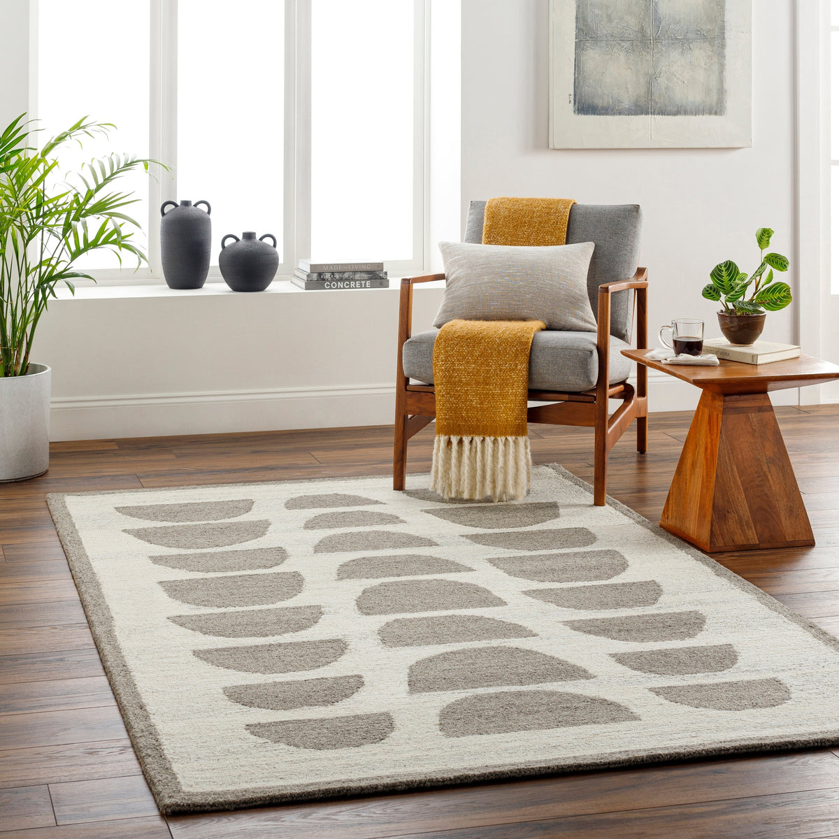 Surya Granada Gnd-2348 Beige, Gray Rug.