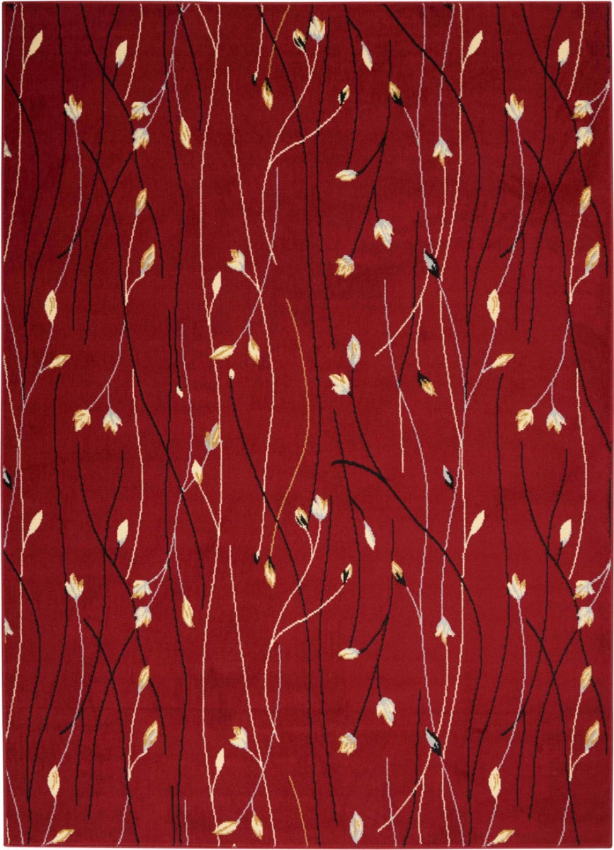 Nourison Grafix GRF15 Red Contemporary Area Rugs