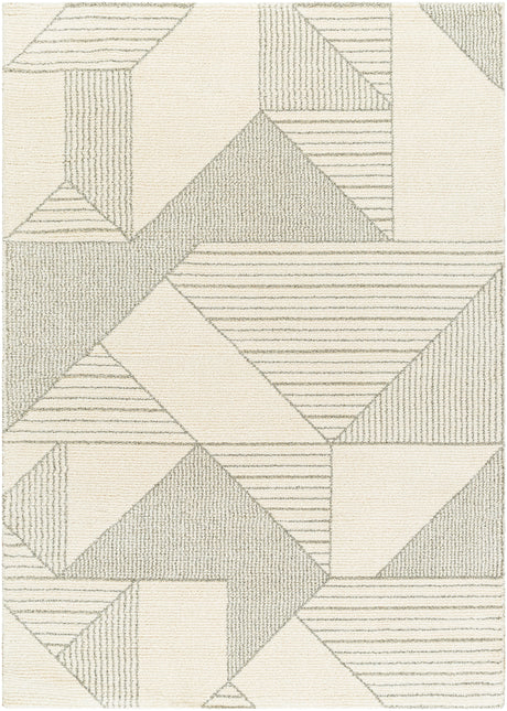 Surya Gavic Gvc-2314 Ivory, Medium Gray, Light Beige Rug.