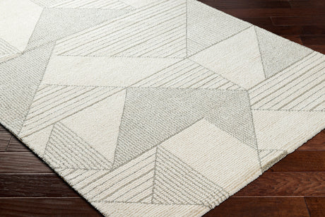 Surya Gavic Gvc-2314 Ivory, Medium Gray, Light Beige Rug.