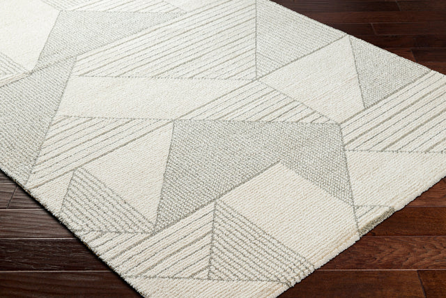 Surya Gavic Gvc-2314 Ivory, Medium Gray, Light Beige Rug.