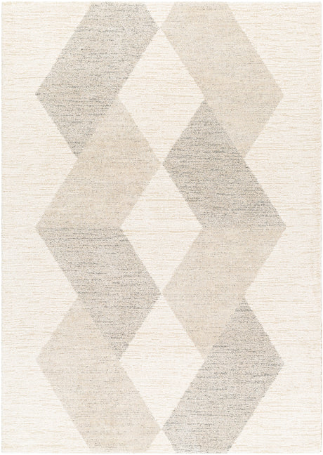 Surya Gavic Gvc-2317 Light Beige, Ivory, Medium Gray Rug.