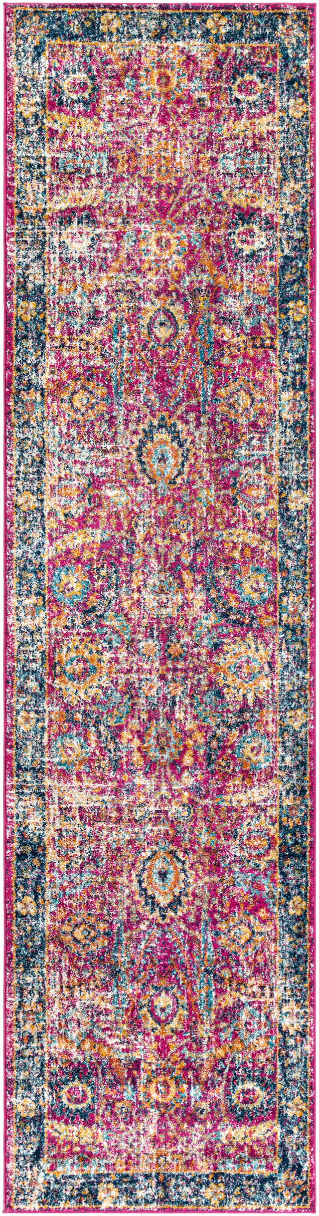 Surya Harput Hap-1013 Burgandy, Navy, Teal, Mustard, Burnt Orange, Medium Gray Rug.