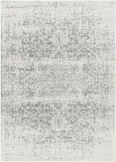 Surya Harput Hap-1024 Charcoal, Medium Gray, Light Beige Rug.