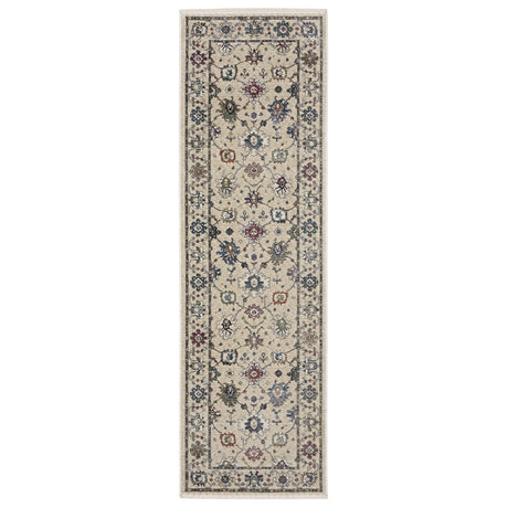 Oriental Weavers Sphinx HASTINGS HA01W Ivory Floral Rugs