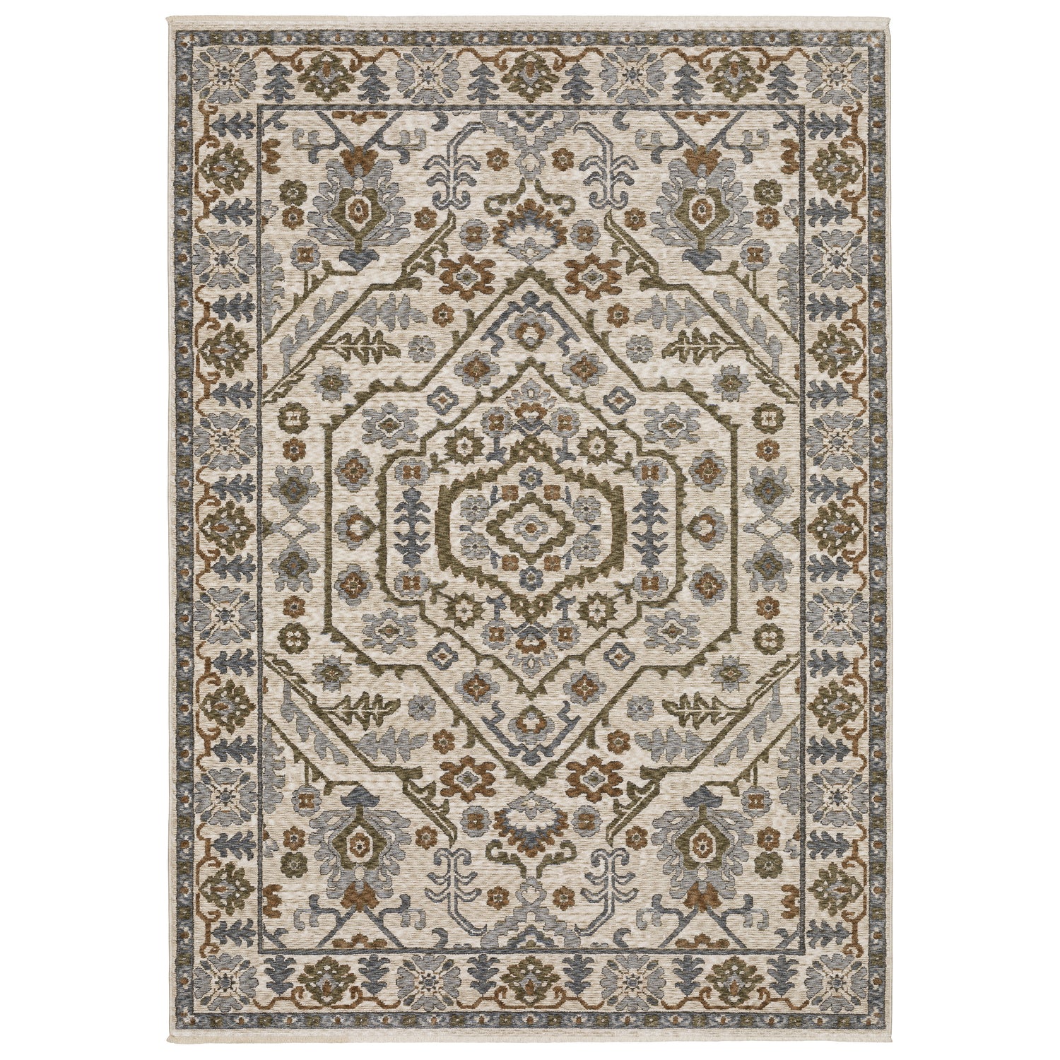 Oriental Weavers Sphinx HASTINGS HA02I Ivory Floral Rugs