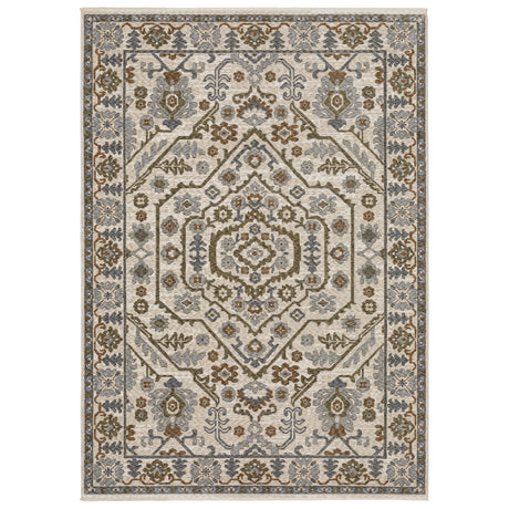 Oriental Weavers Sphinx HASTINGS HA02I Ivory Floral Rugs