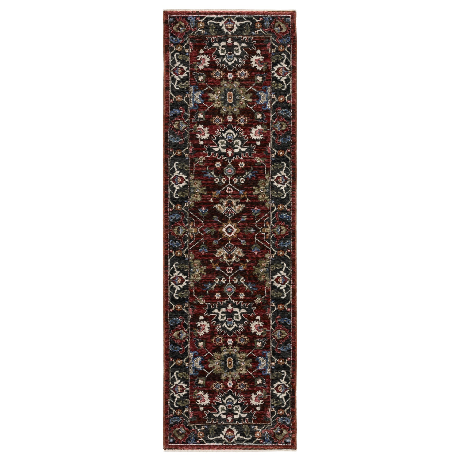 Oriental Weavers Sphinx HASTINGS HA03V Red Floral Rugs