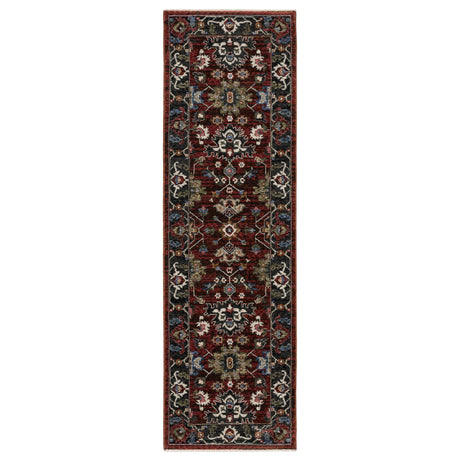 Oriental Weavers Sphinx HASTINGS HA03V Red Floral Rugs