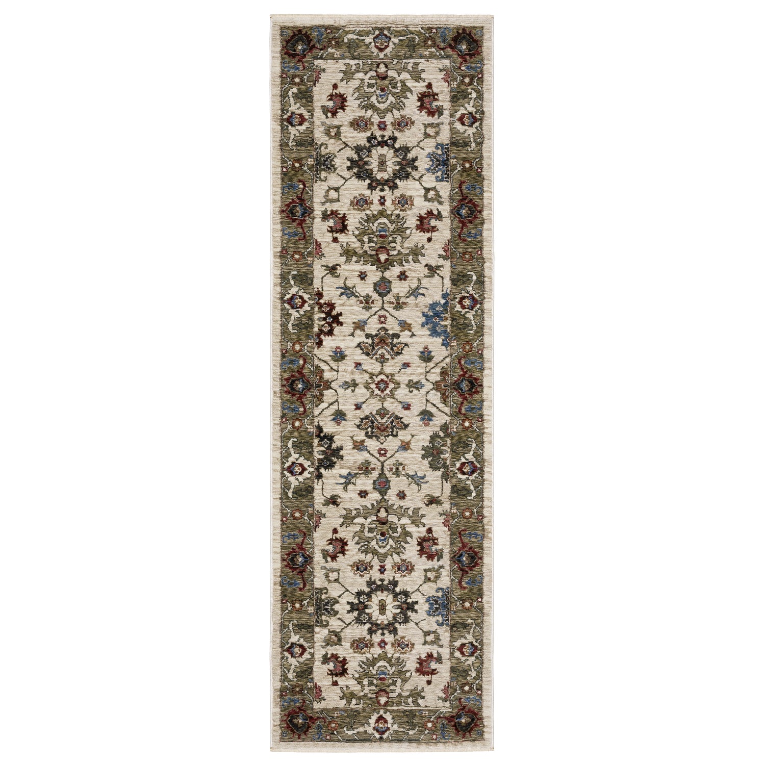 Oriental Weavers Sphinx HASTINGS HA03W Ivory Floral Rugs