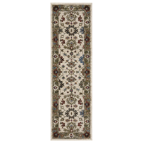 Oriental Weavers Sphinx HASTINGS HA03W Ivory Floral Rugs