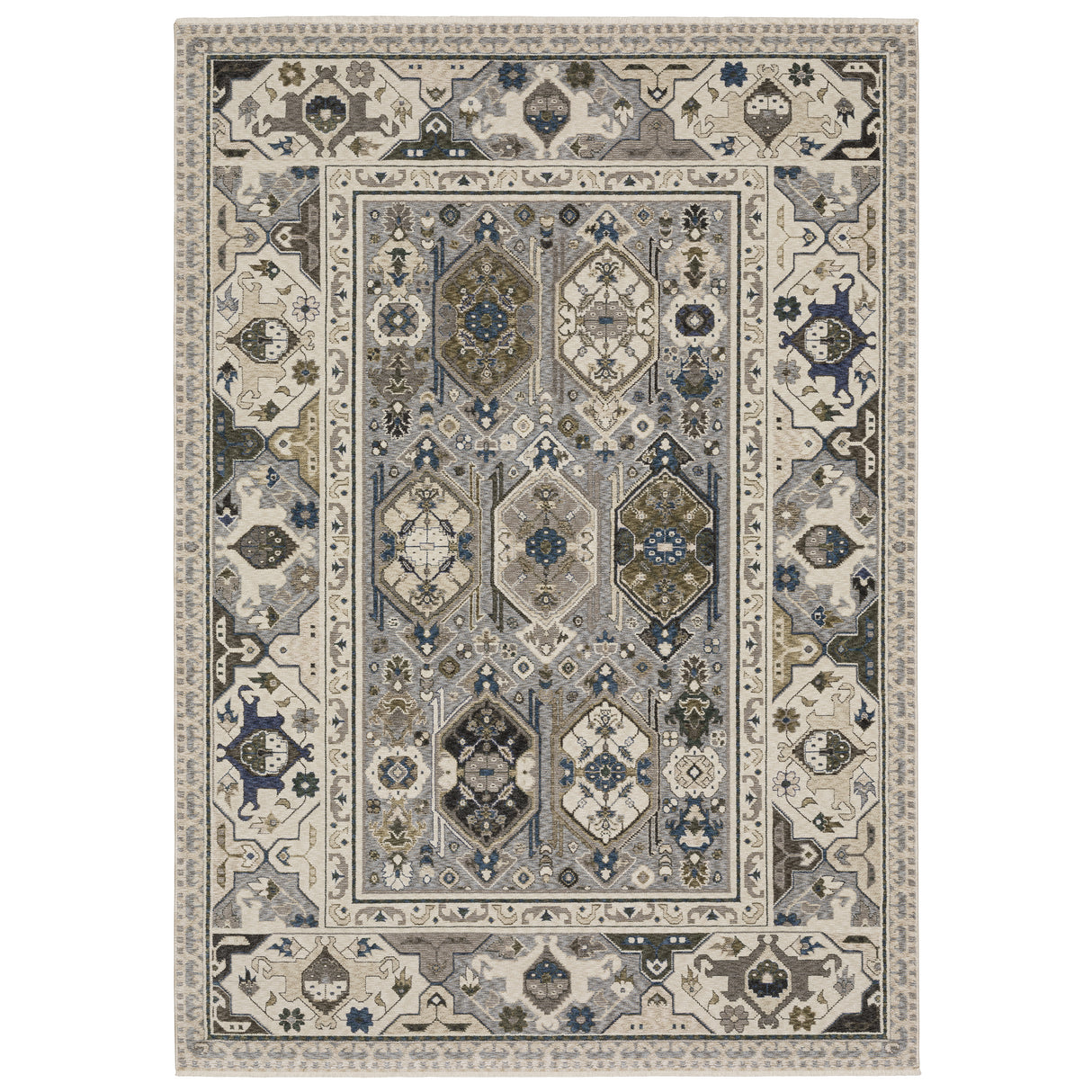 Oriental Weavers Sphinx HASTINGS HA04U Ivory Geometric Rugs
