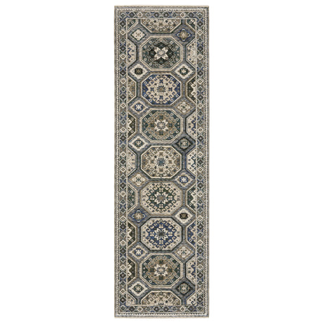 Oriental Weavers Sphinx HASTINGS HA05H Ivory Geometric Rugs