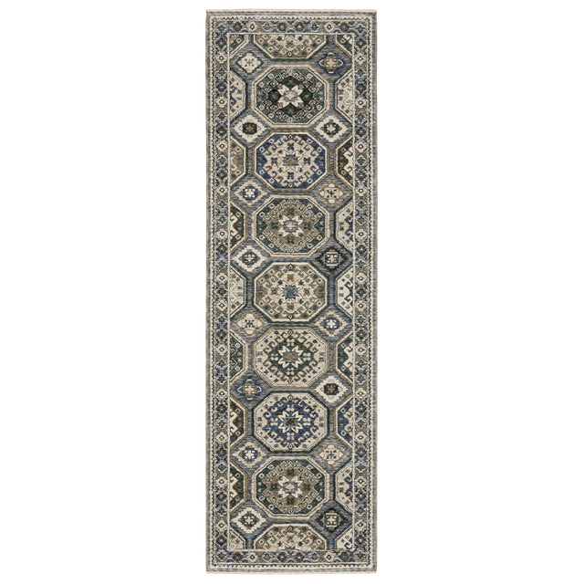 Oriental Weavers Sphinx HASTINGS HA05H Ivory Geometric Rugs