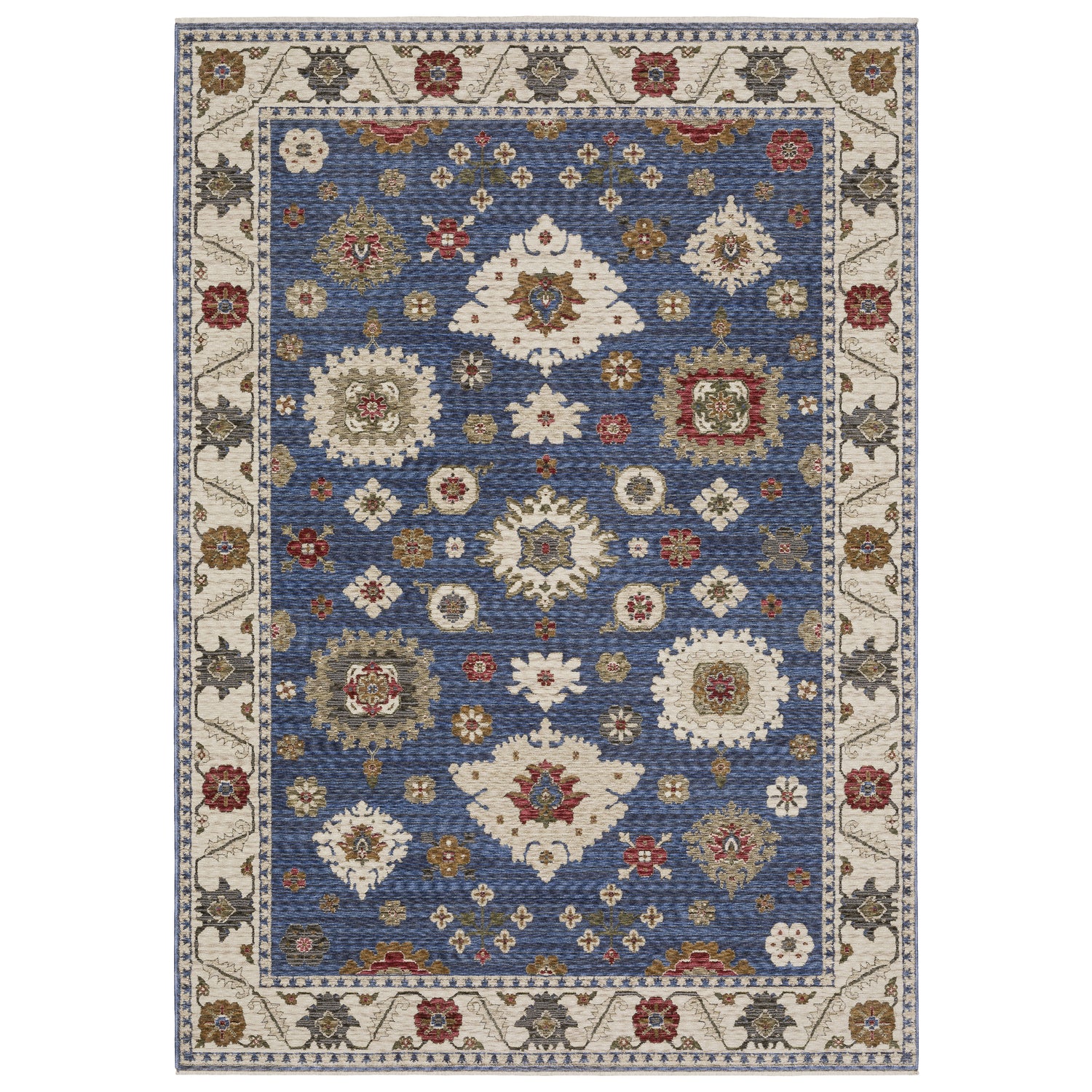 Oriental Weavers Sphinx HASTINGS HA06Z Blue Floral Rugs