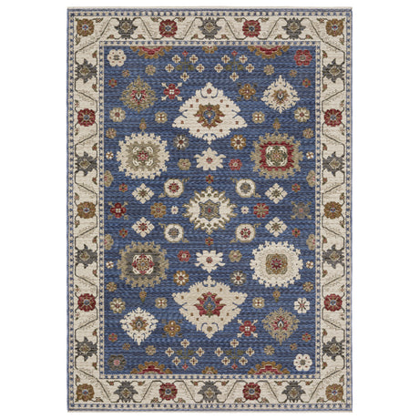 Oriental Weavers Sphinx HASTINGS HA06Z Blue Floral Rugs