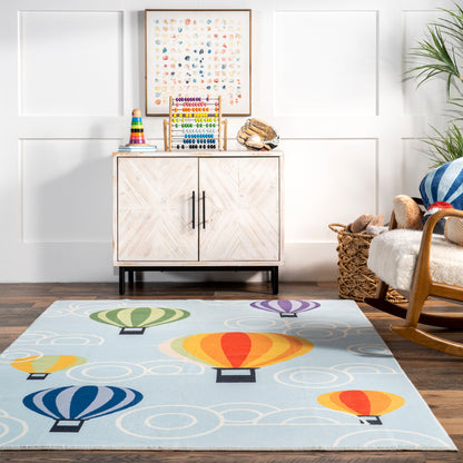 Nuloom Annelie Balloon Hjcl11A Light Blue Area Rug