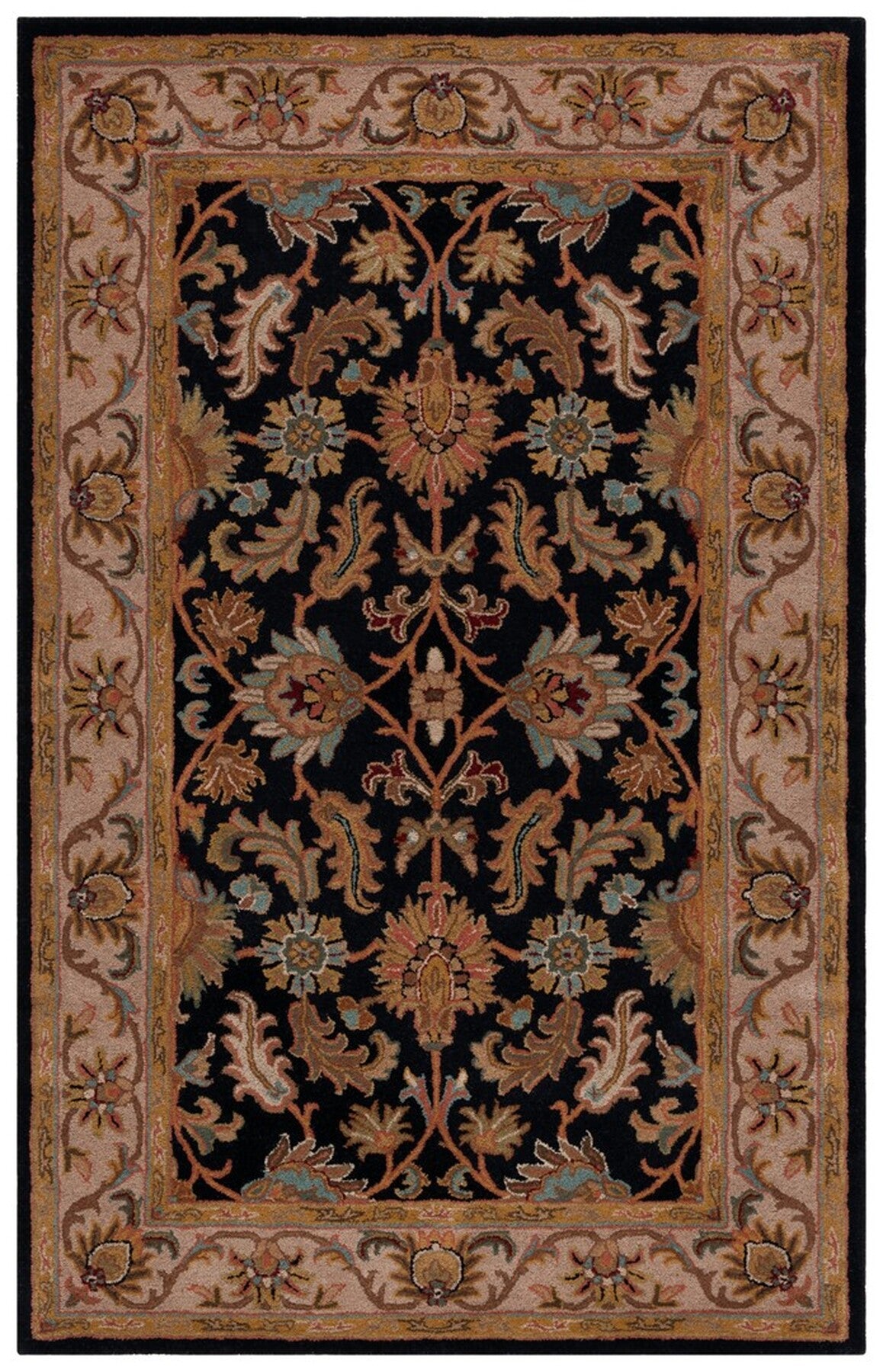 Safavieh Heritage hg628b Black / Beige Rugs