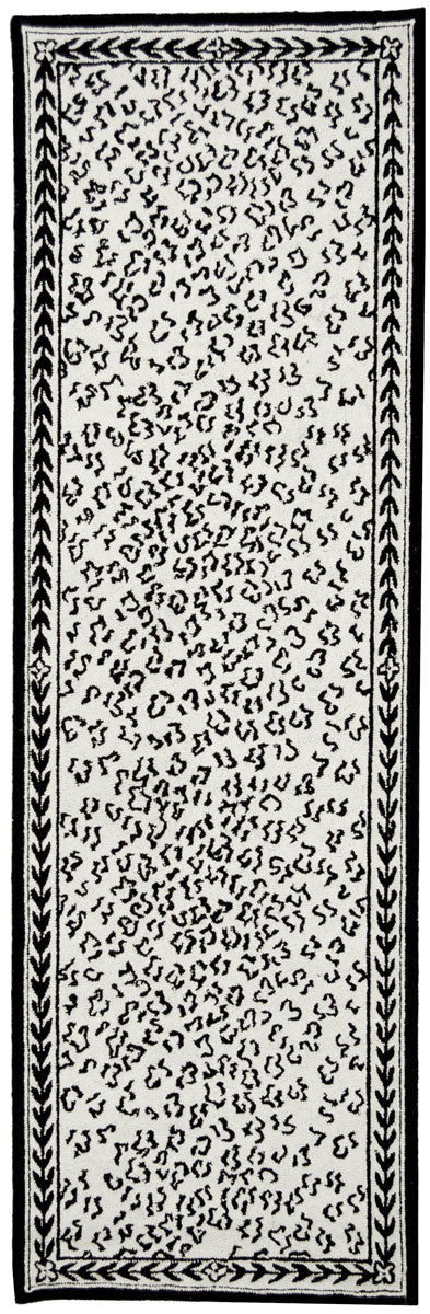 Safavieh Chelsea hk15c White / Black Rugs