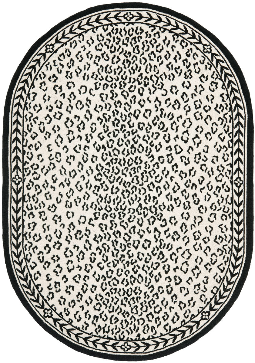 Safavieh Chelsea hk15c White / Black Rugs
