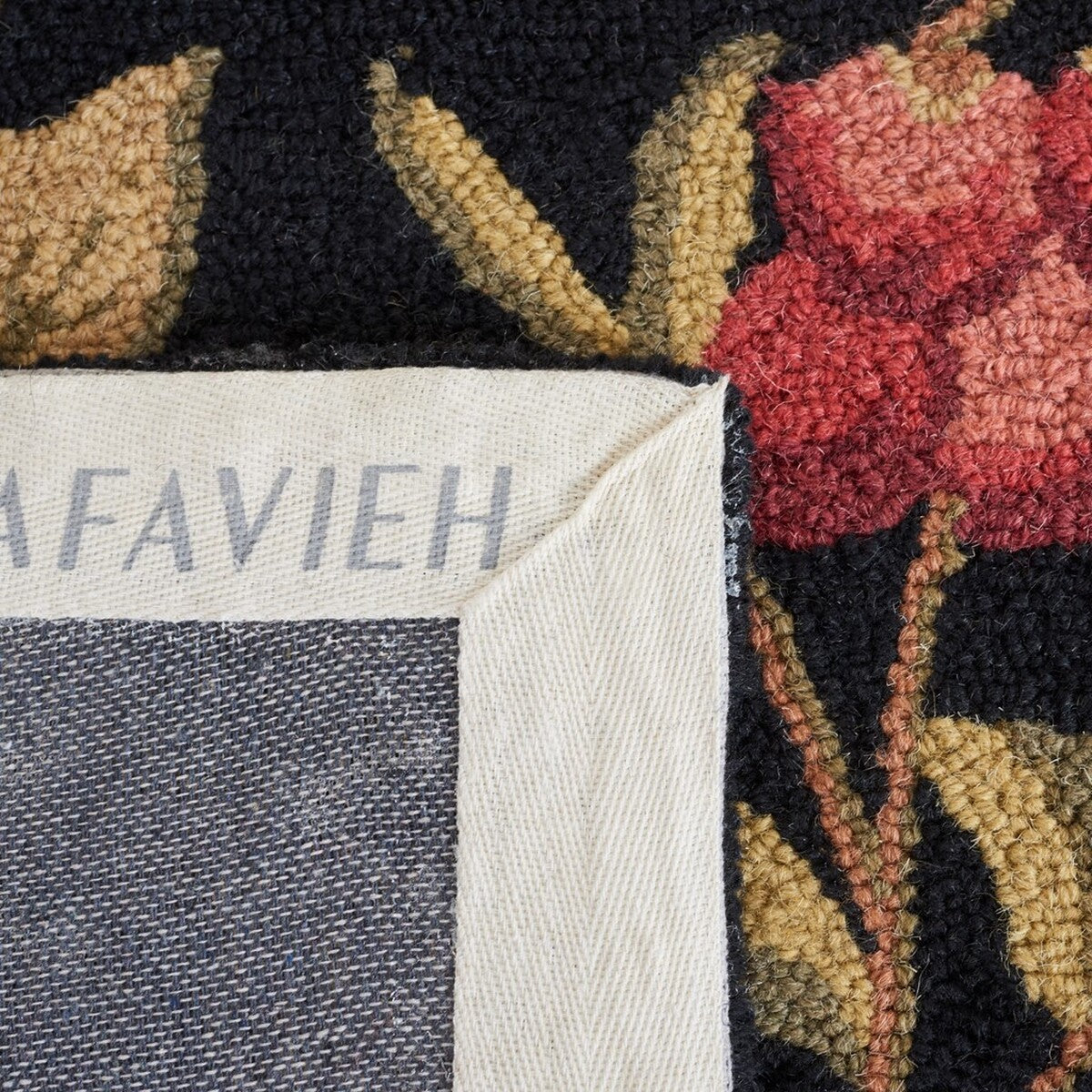 Safavieh Chelsea Hk210B Black Rugs