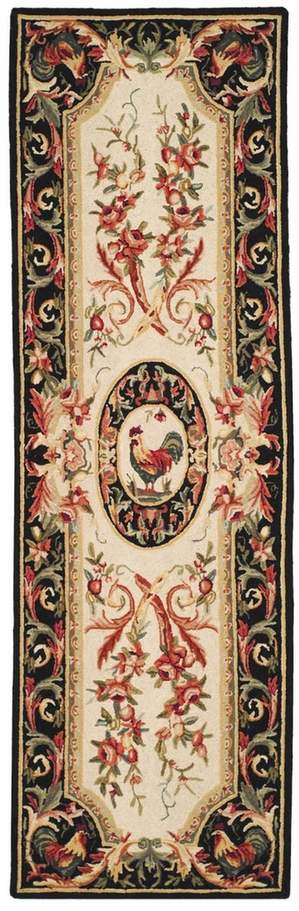 Safavieh Chelsea hk48k Ivory / Black Rugs