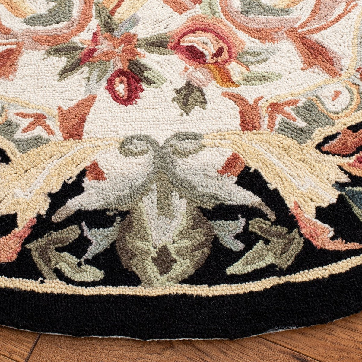 Safavieh Chelsea hk48k Ivory / Black Rugs