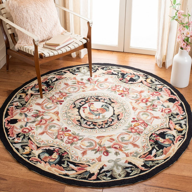 Safavieh Chelsea hk48k Ivory / Black Rugs