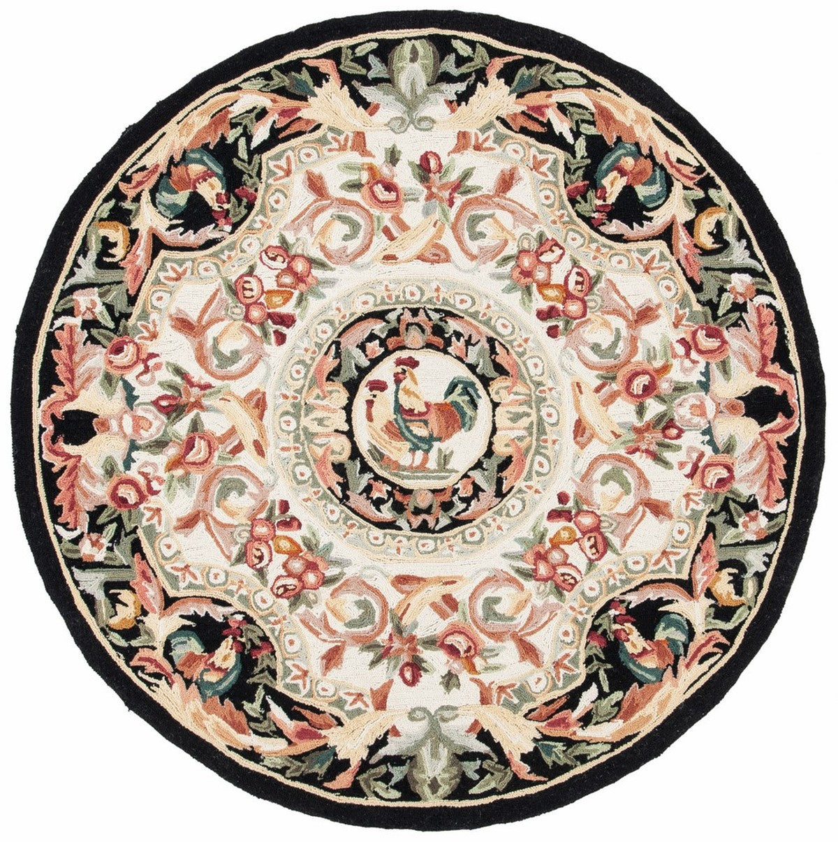 Safavieh Chelsea hk48k Ivory / Black Rugs