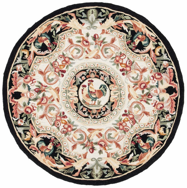 Safavieh Chelsea hk48k Ivory / Black Rugs