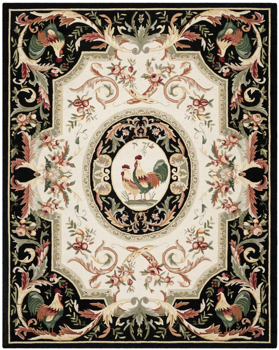 Safavieh Chelsea hk48k Ivory / Black Rugs