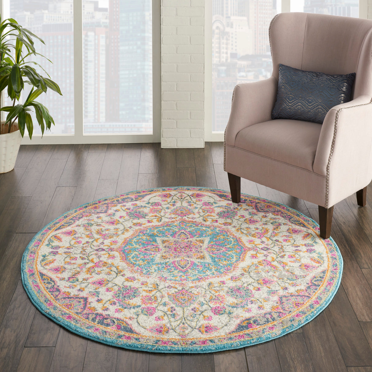 Nourison Passion Psn22 Ivory/Multi Rugs
