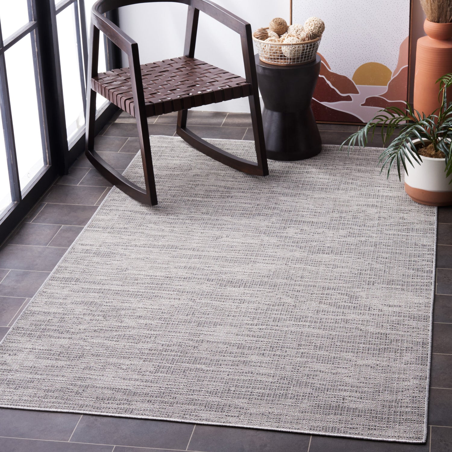 Safavieh Hampton Htn237F Grey Rug.