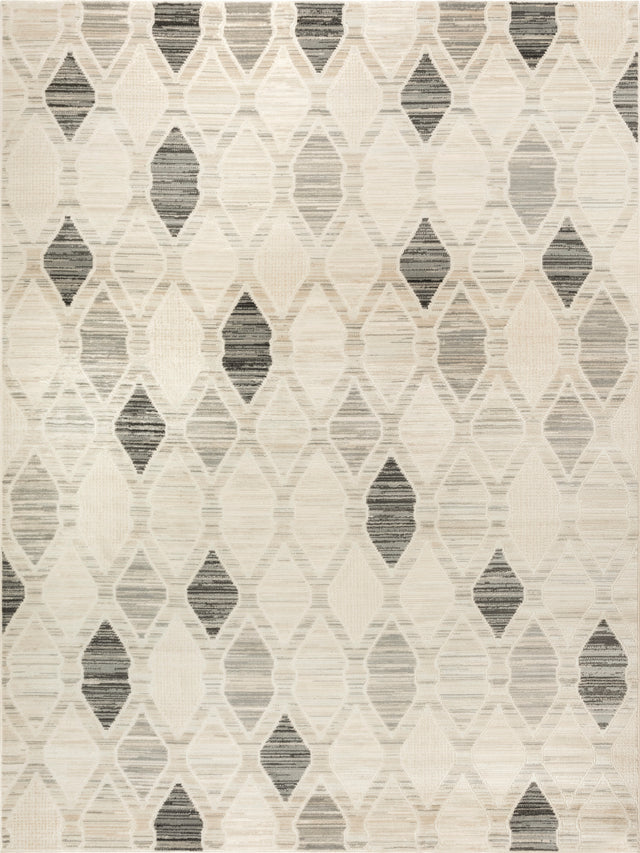 Nourison Serenity Home SRH08 Beige Grey Contemporary Area Rugs