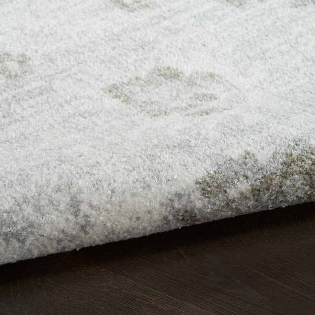 Nourison Astra Machine Washable ASW19 Machine Made Ivory Rug