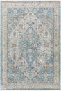 Surya Isfahan Isf-2301 Dark Blue, White, Black, Amber, Gray, Olive Rug.