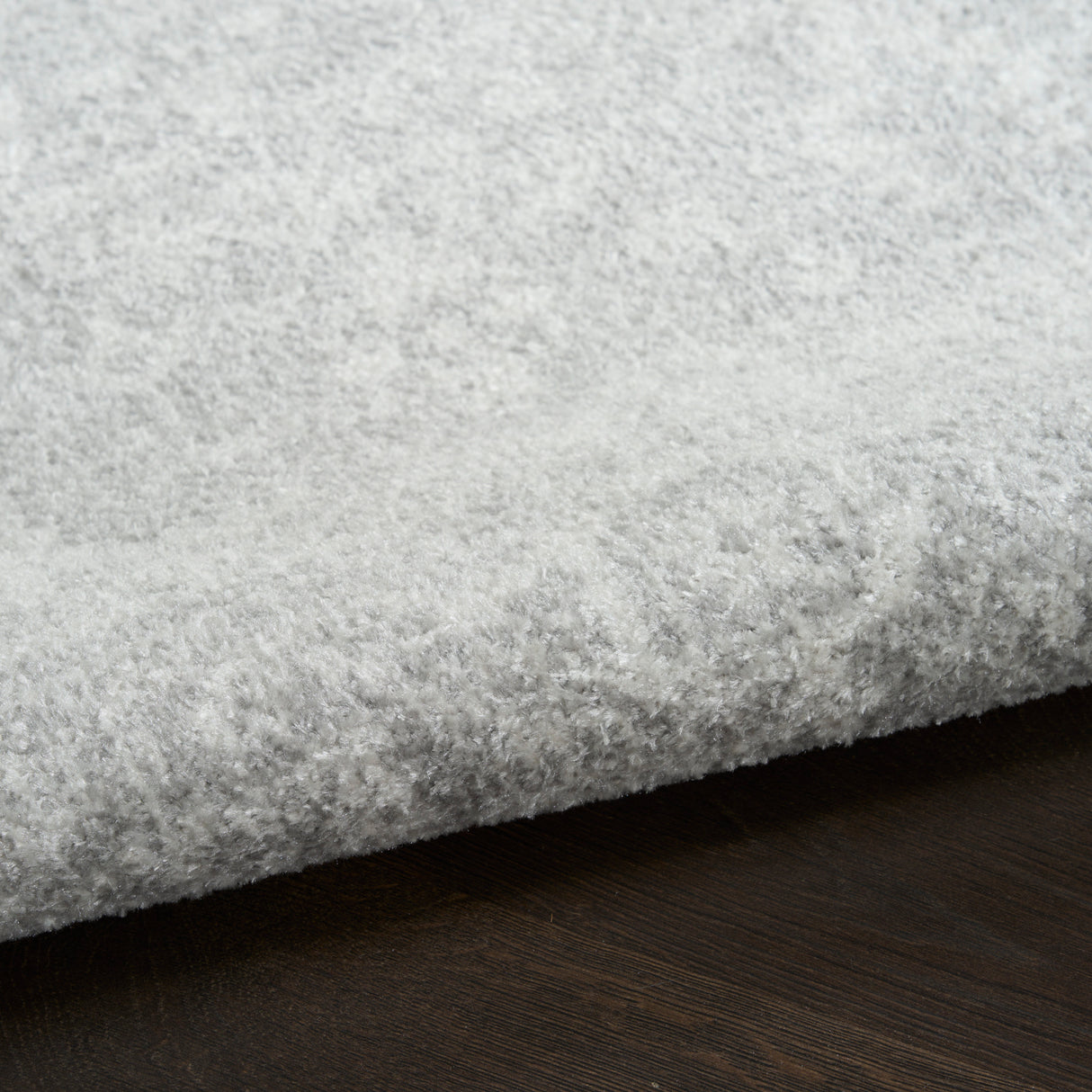 Nourison Astra Machine Washable ASW11 Machine Made Light Grey Rug