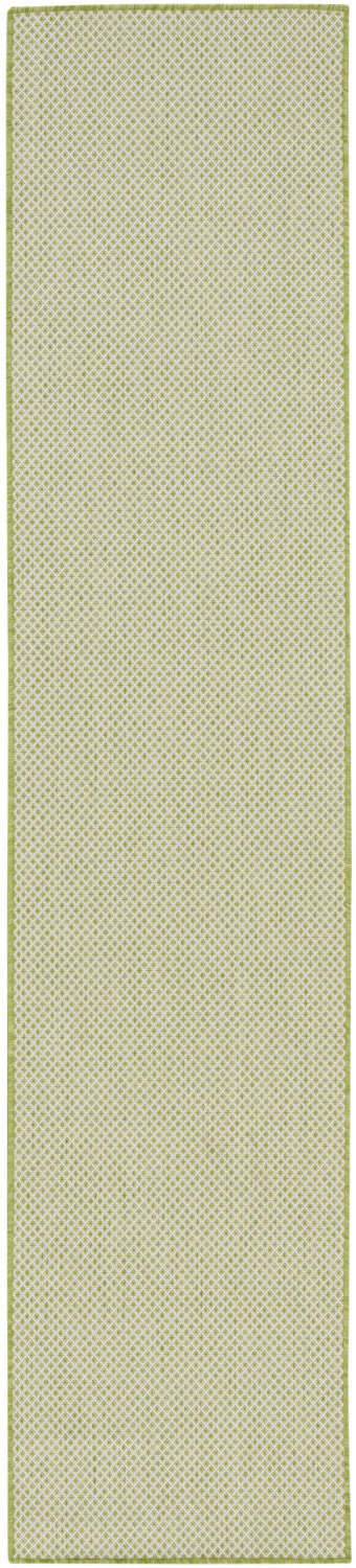 Nourison Courtyard Cou01 Ivory Green Rugs