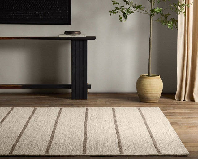 Jaipur Almeda By Label J Almeda Bav02 Cream/Dark Gray Rug.