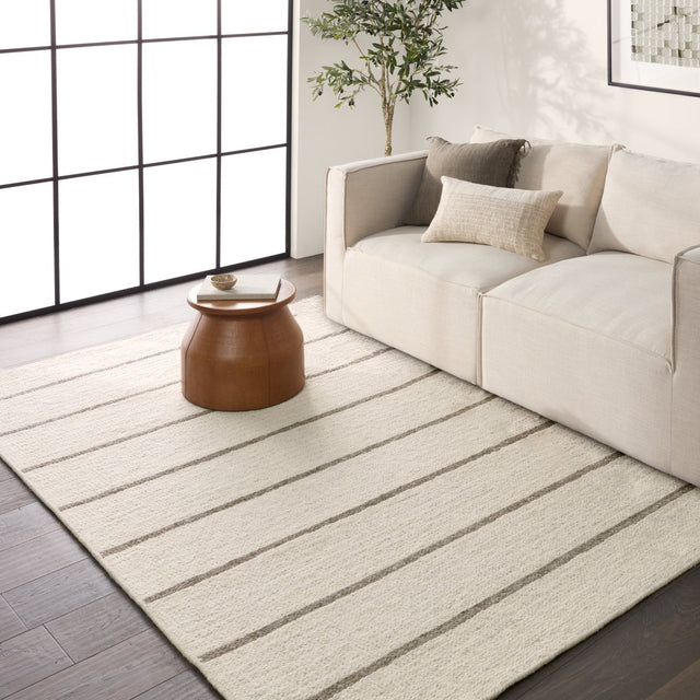 Jaipur Almeda By Label J Almeda Bav02 Cream/Dark Gray Rug.