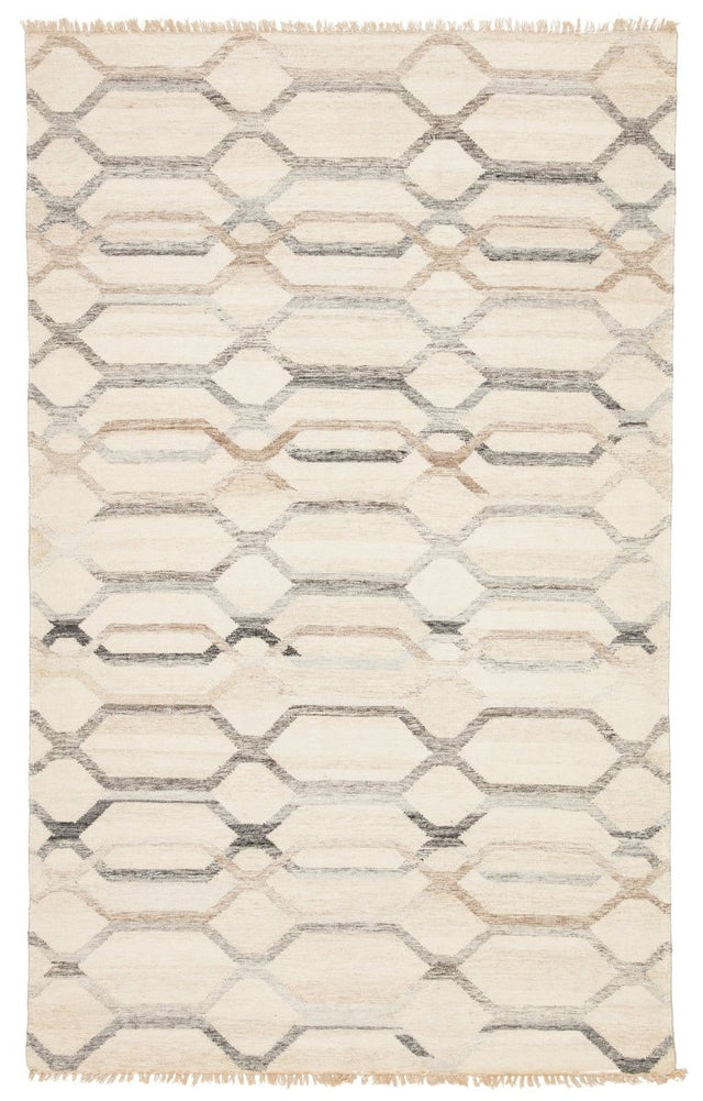 Jaipur Anatolia Laveer At17 Ivory/Light Gray Rug.