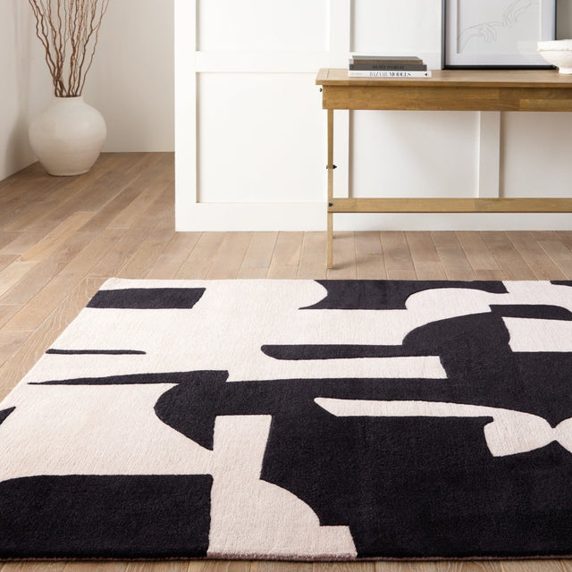 Jaipur Anthem Noverre Ant01 Black Rug.