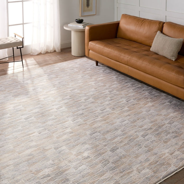 Jaipur Aries Luray Ari03 Tan/Gray Rug.
