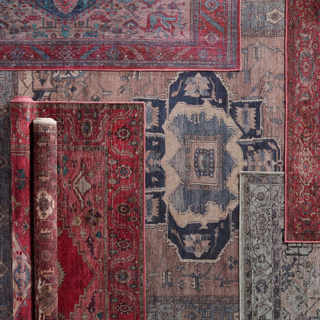 Jaipur Barrymore By Label J Barrymore Vin05 Blue/Dark Brown Rug.